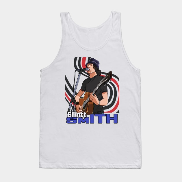 Elliott Smith Figure 8 Tank Top by Noseking